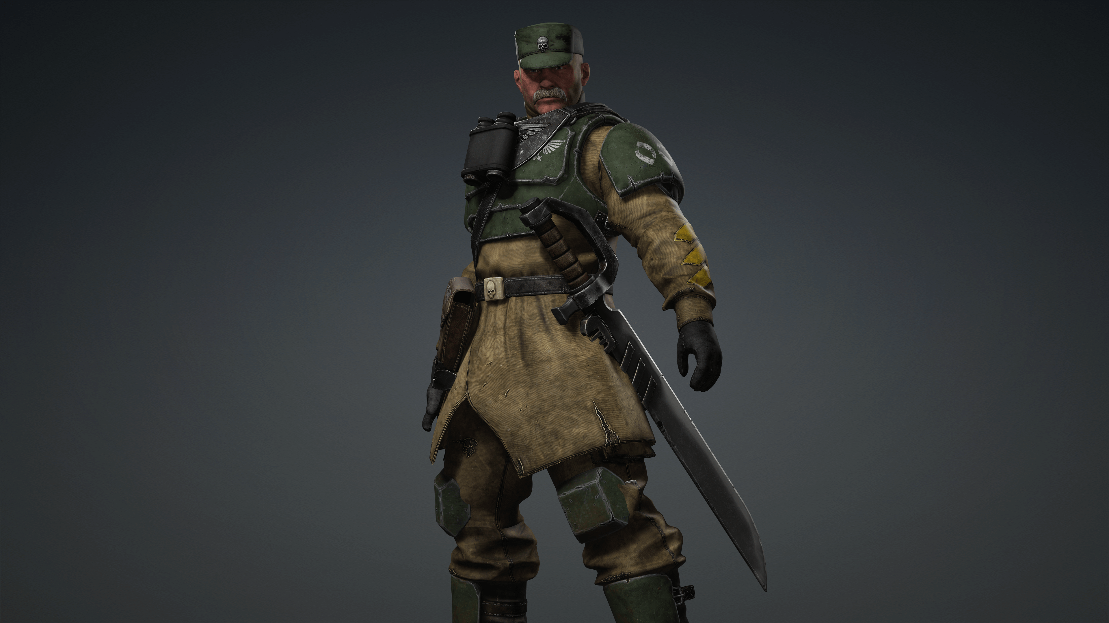 Cadian Officer 3D Render, Digital Art by TWStudios