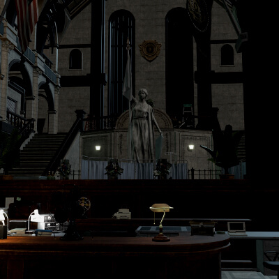 RPD Main Hall Resident Evil