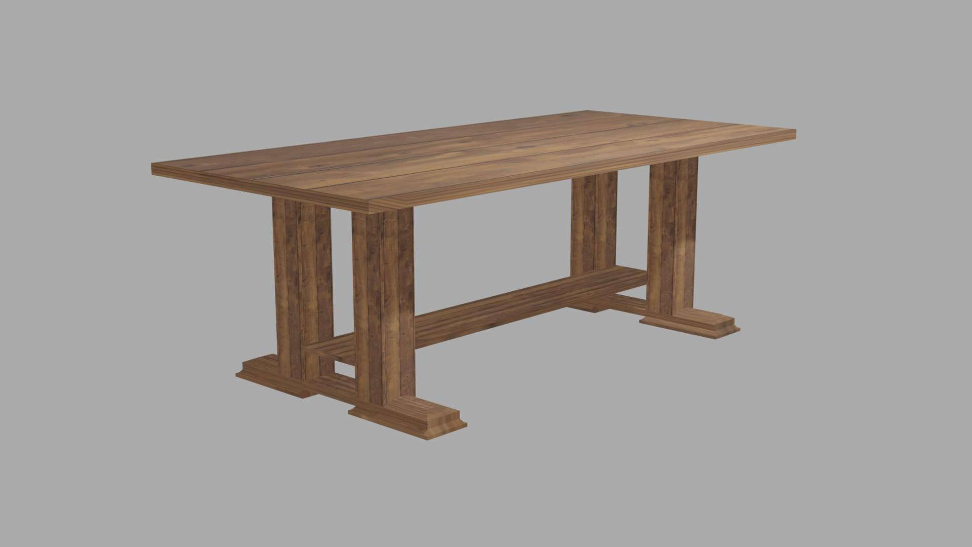Desk Free 3D Model by Tyuris99