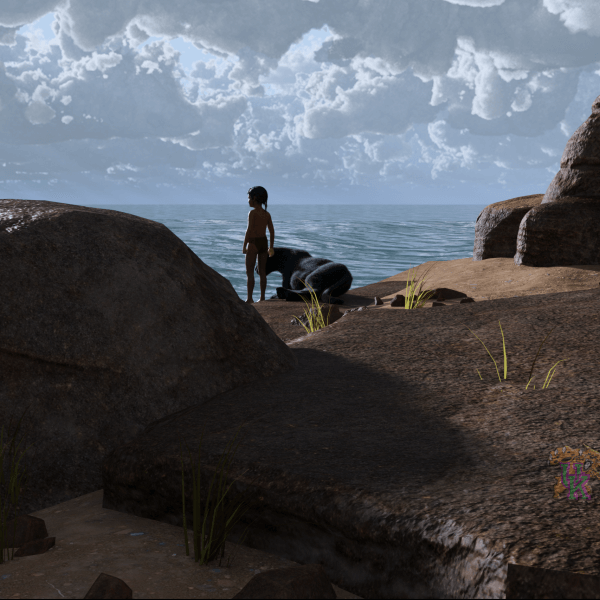 Jungle Book... 3D Render, Digital Art by UdoK