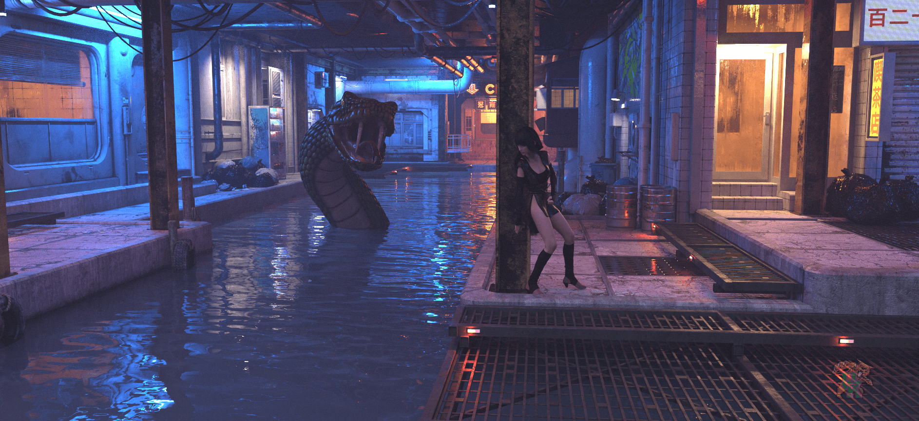 The last chance... 3D Render, Digital Art by UdoK