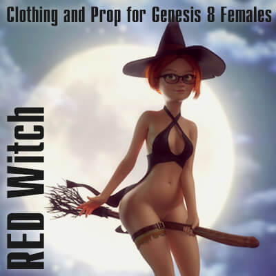 Red Witch for Genesis 8 Female by ugarman
