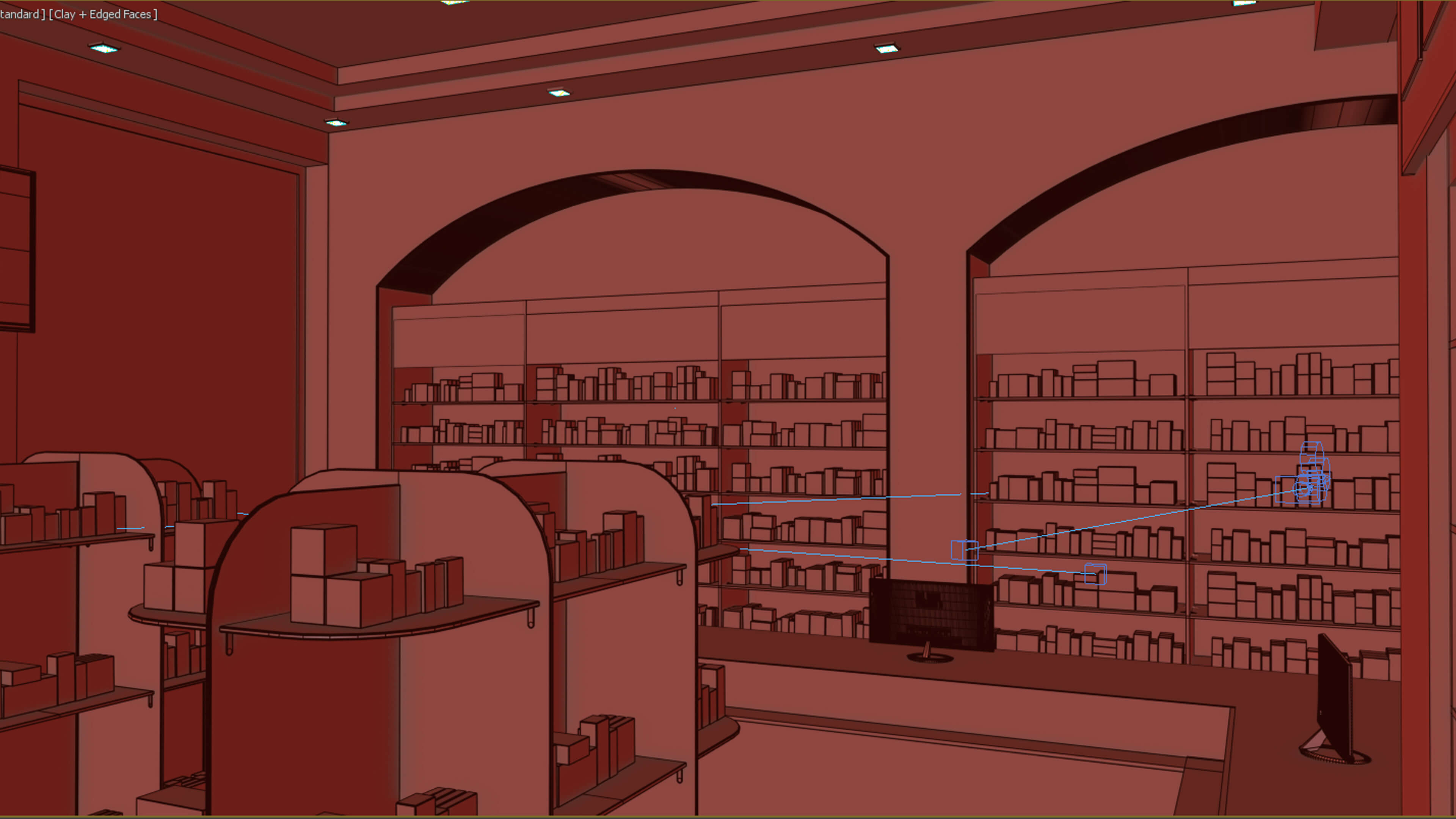 Pharmacy Ramp Model Pharmacy Interior and Set - 3D Model by UM arch