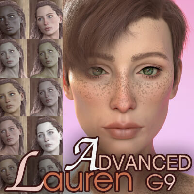 Advanced Lauren - Genesis 9 Character and Morphs by undeadcrabb