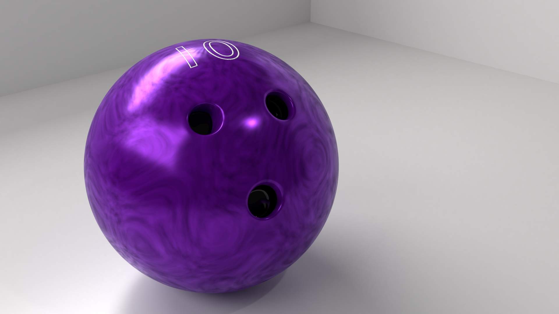 Bowling Ball 10 P 3D Model by unos