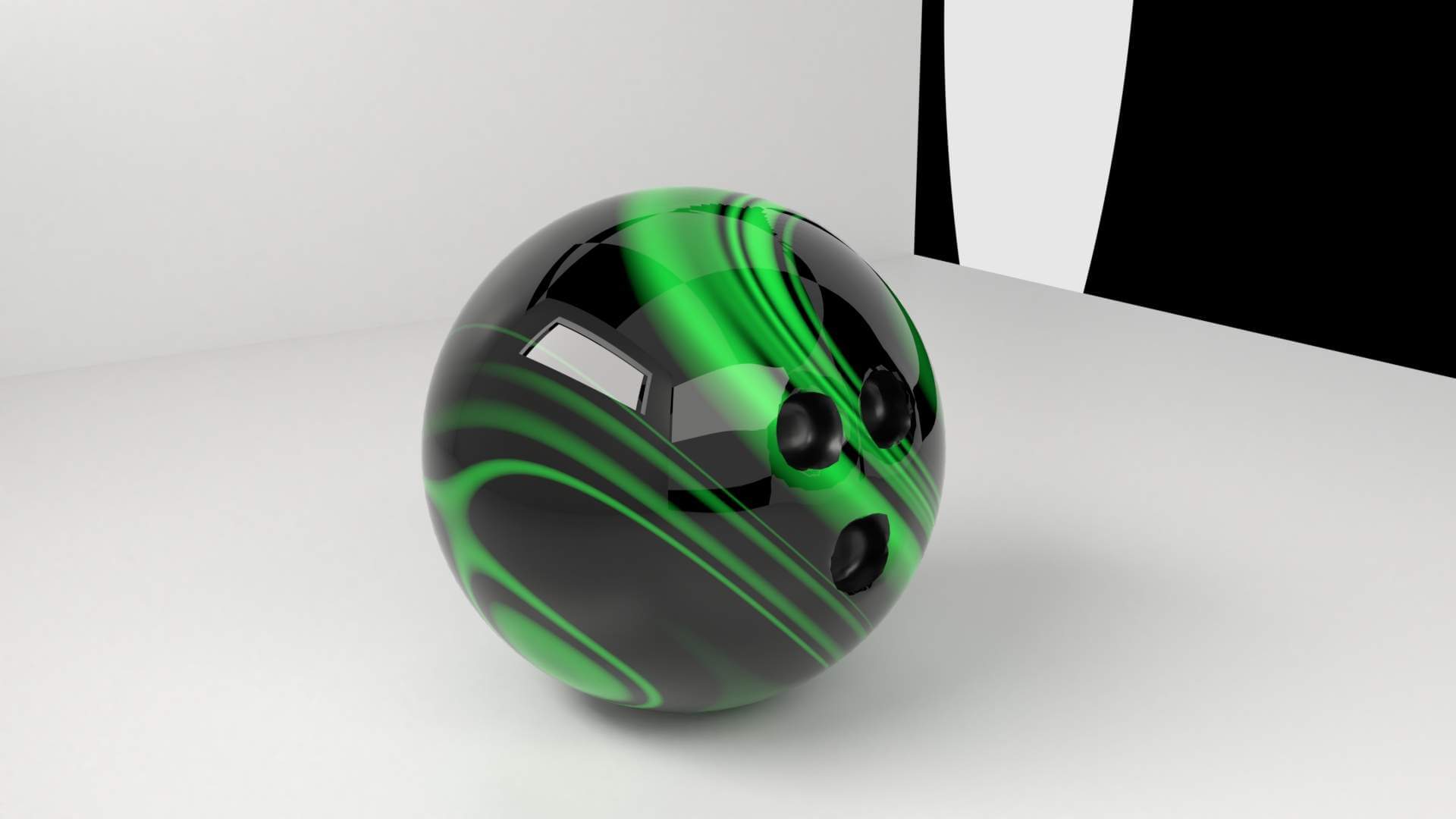 Bowling Ball 3D Model by unos