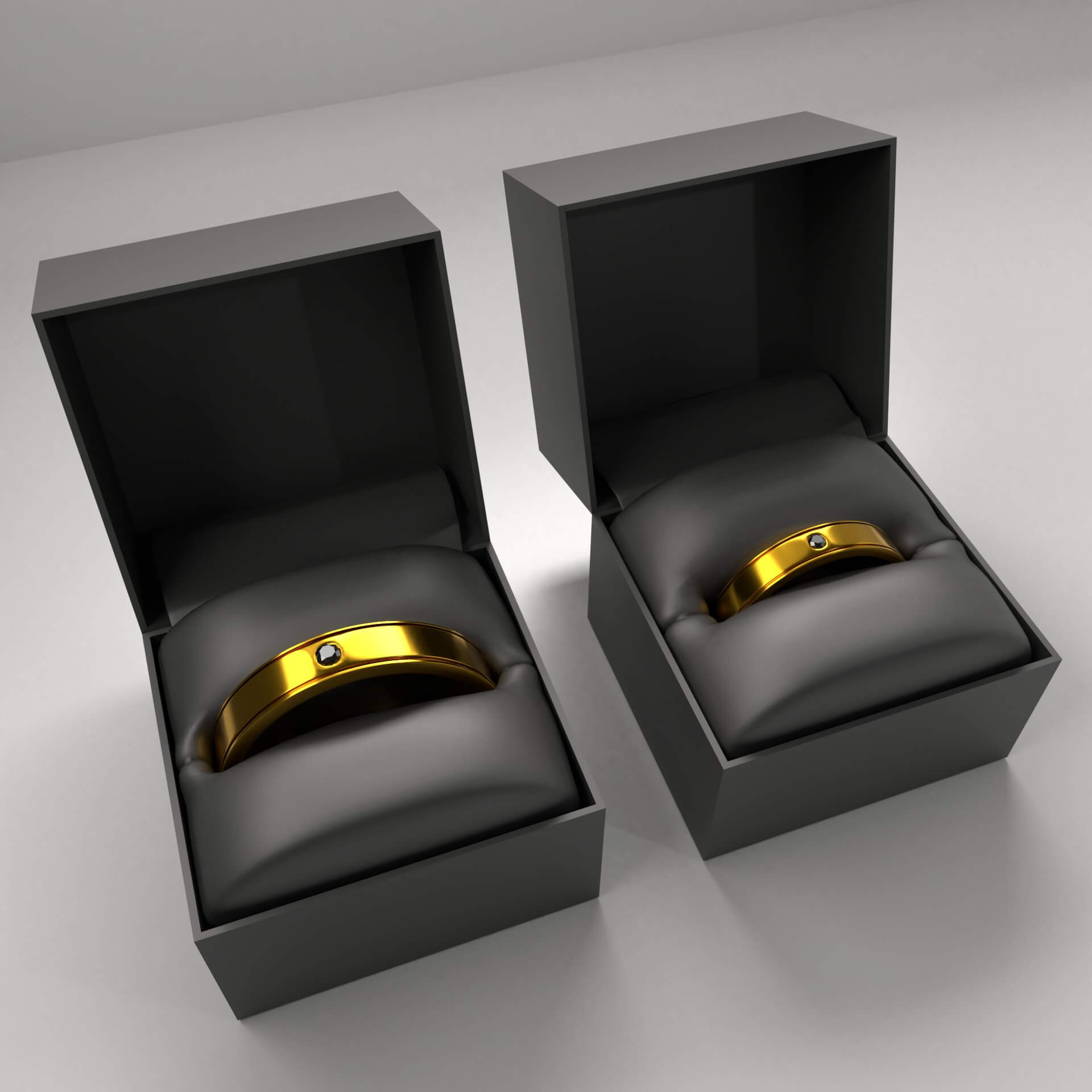 gold box ring