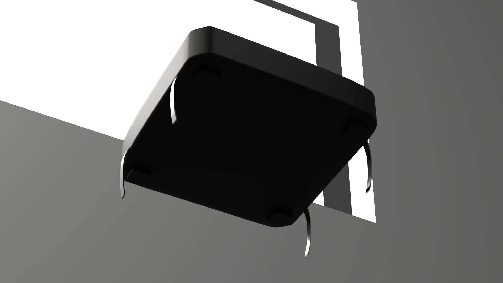 Electronic Push Button Switch - 3D Model by unos