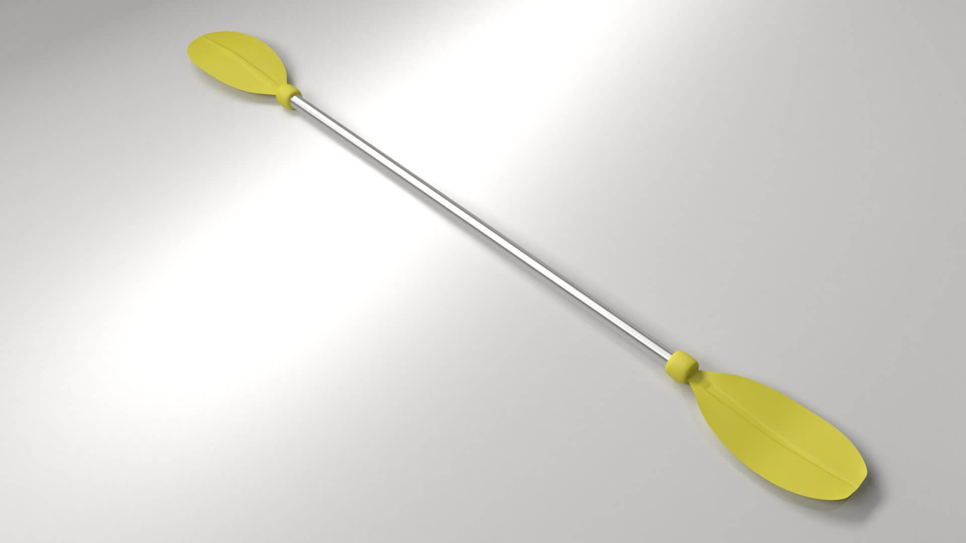 Featherblade Kayak Paddle 3D Model by unos