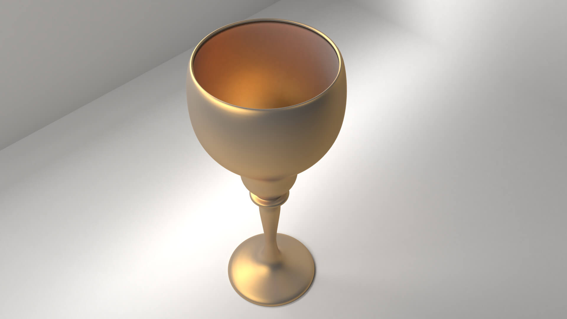 Golden Goblet 2 3D Model by unos