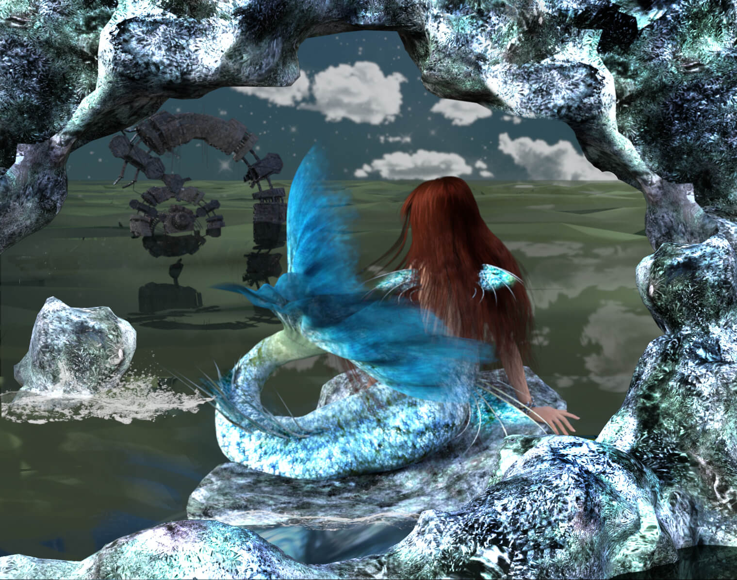 Merenneito 3D Render Digital Art By Uqotus merenneito-3d-render-digital-art-by-uqotus