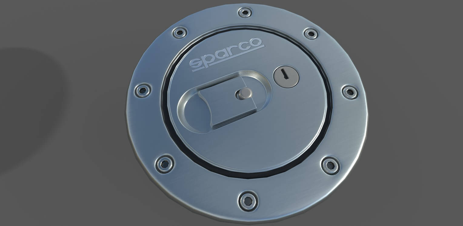 Sport Fuel Caps 3D Model by Uragan27