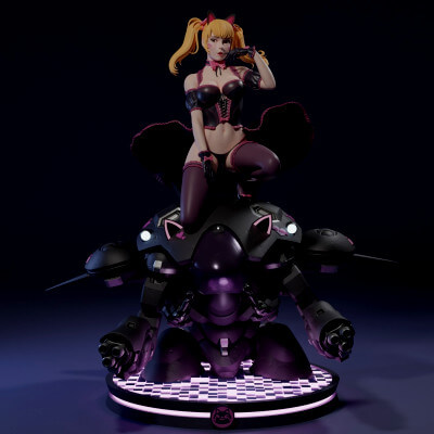 D.Va - Skin Black Cat