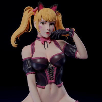 Overwatch - D.Va - Skin Black Cat