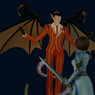 Overlord - Demiurge and Remedios Custodio