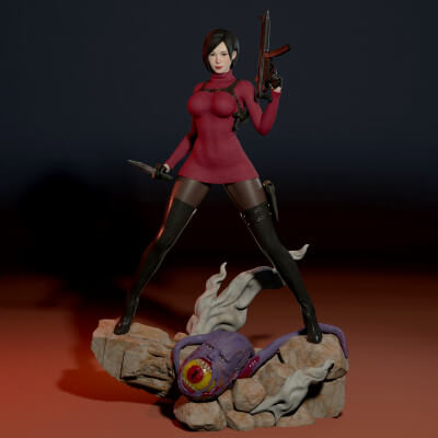Resident Evil 4 Remake - Ada Wong by Uroboros3D