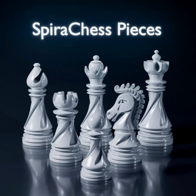 SpiraChess Pieces Set