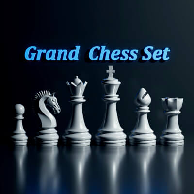 Grand Chess Pieces Set