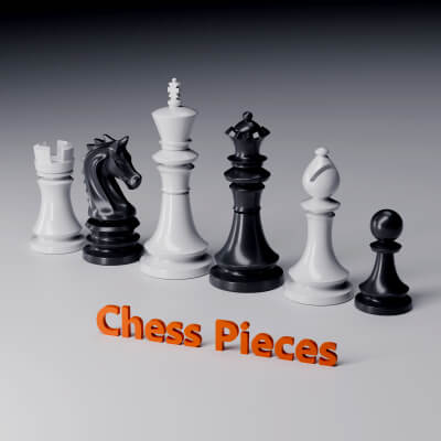 Imperial Chess Set 3D Printable Chess Pieces