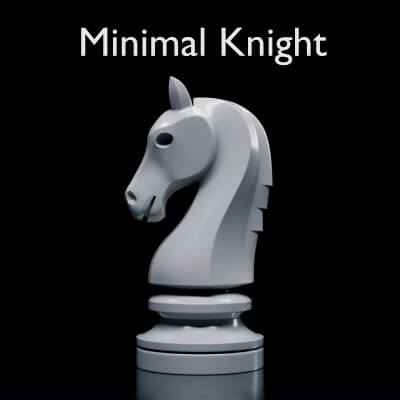 Minimal Knight Chess Piece
