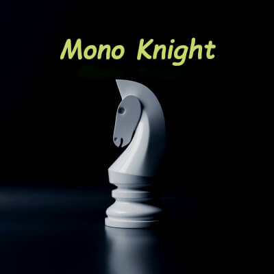 Mono Knight Chess Piece