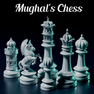Mughal&rsquos Chess Pieces Set