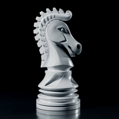 Neo Knight Chess Game Piece