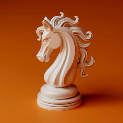 Sovereign Knight Chess Piece