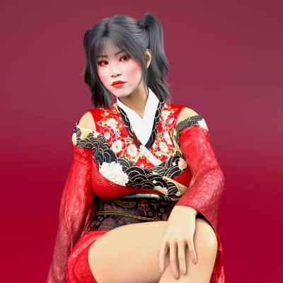 Momoko for Genesis 9  8K Textures
