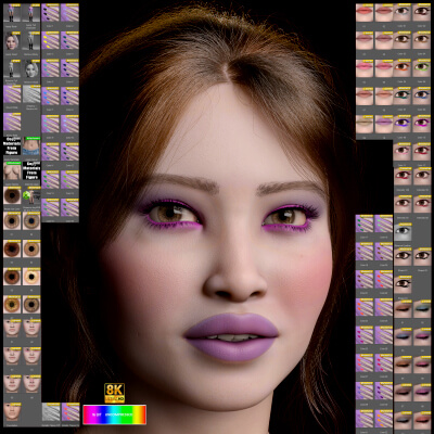 Rosanna for Genesis 9 8K Textures