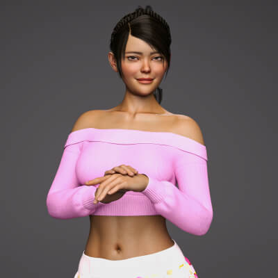 Shamika for Genesis 9  8K Textures