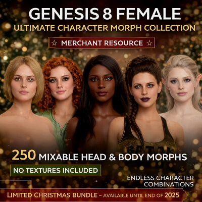 500 Morph Bundle for Genesis 8 Female
