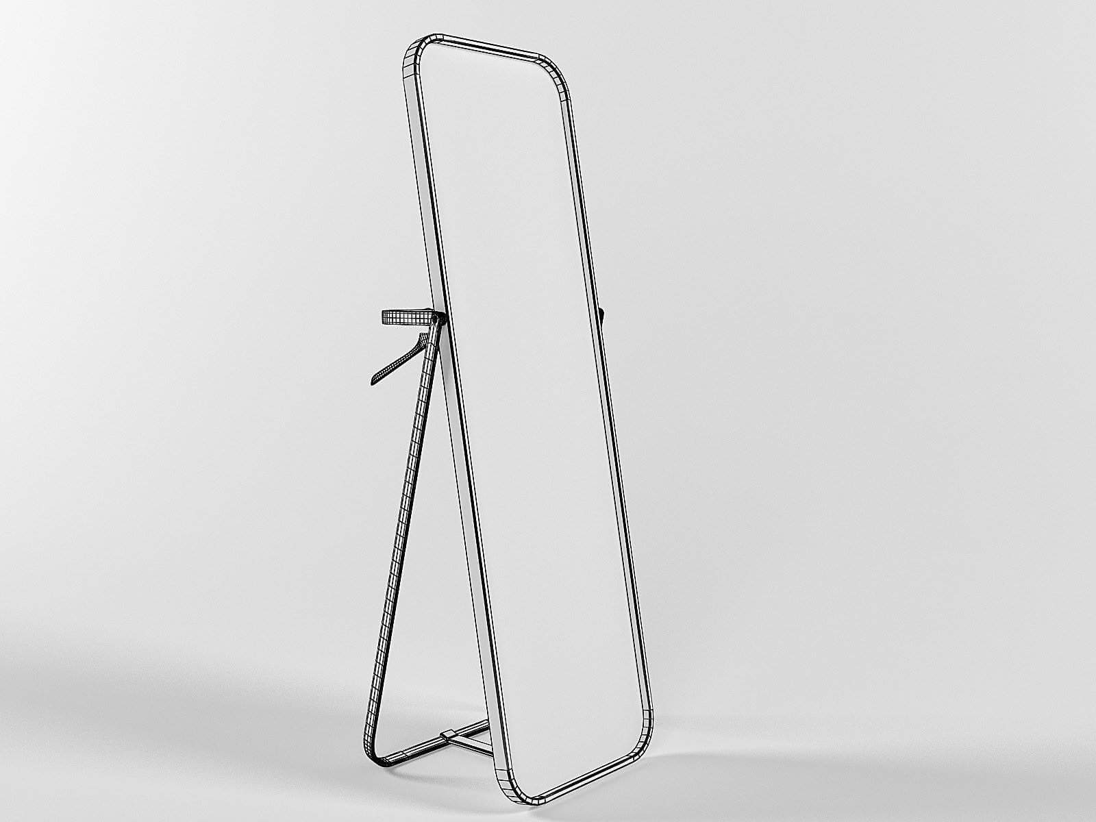 IKORNNES Floor Mirror 3D Model by vadimche