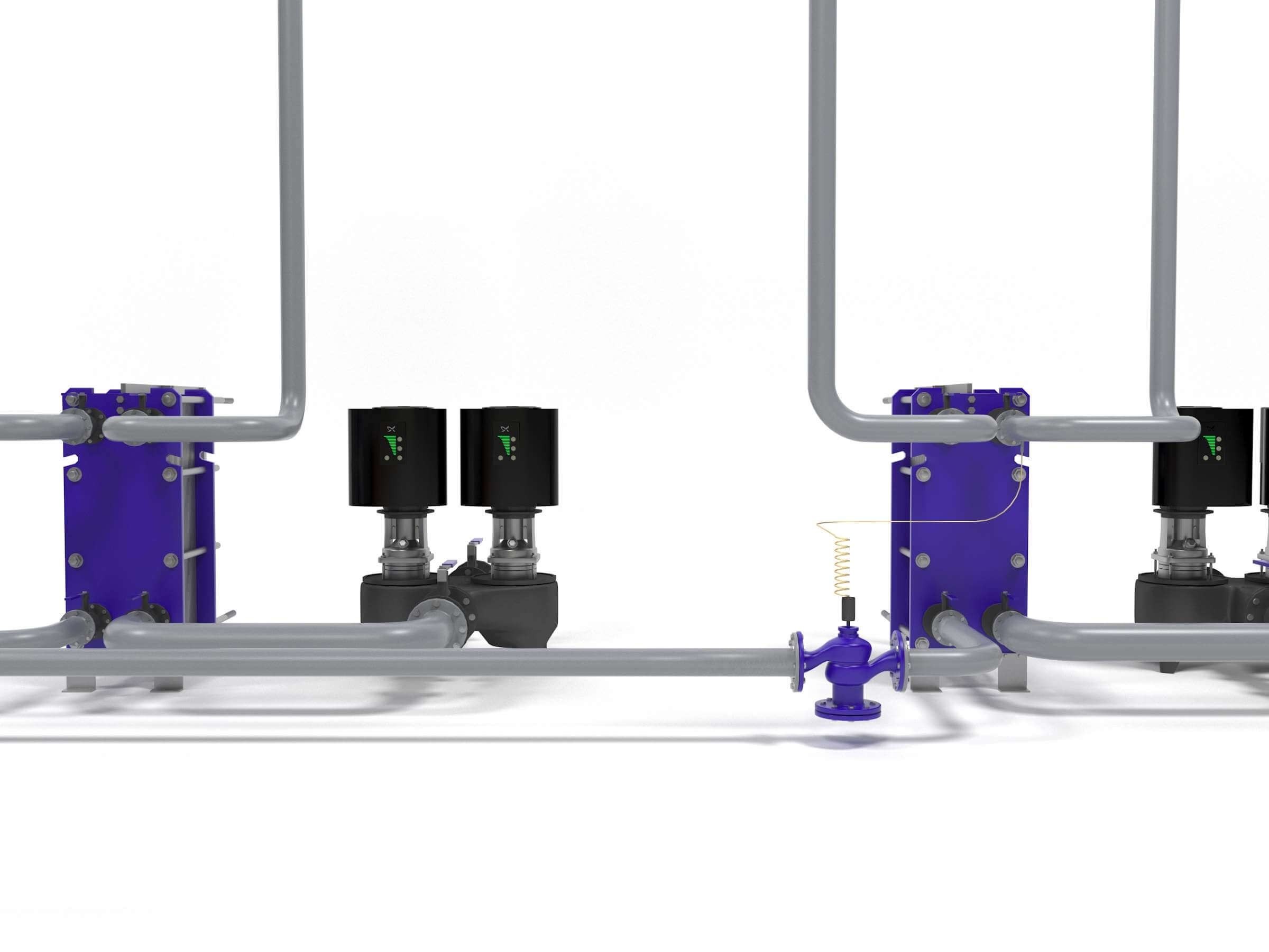 Viessmann Vitoplex 100-1700 Boilers 3D Model by vadimche