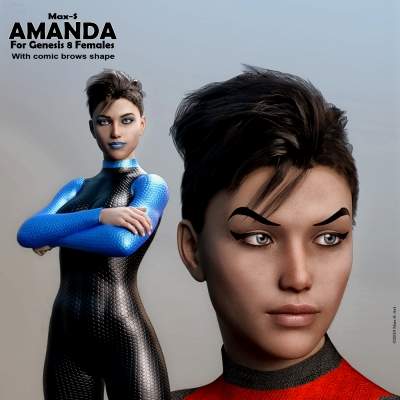 Amanda For Genesis 8 Females