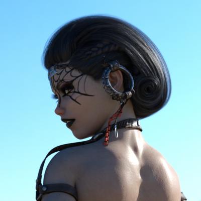 MOTORCYCLE BABE 3D Render | RenderHub Gallery