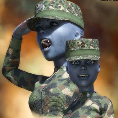 The Krotonians - Elisya - Texture Pack - Army Sergeant