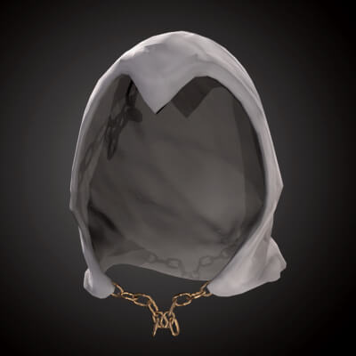 Assasin Hood Rendered Images