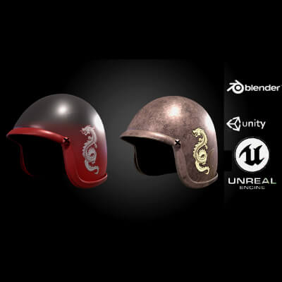 Biker Helmet 3
