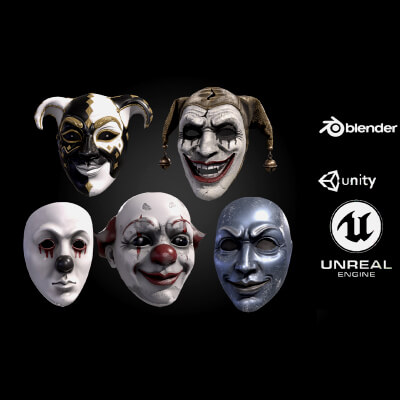 Circus Masks Pack