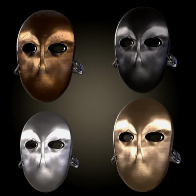 Horror Armored Mask 4 Skins