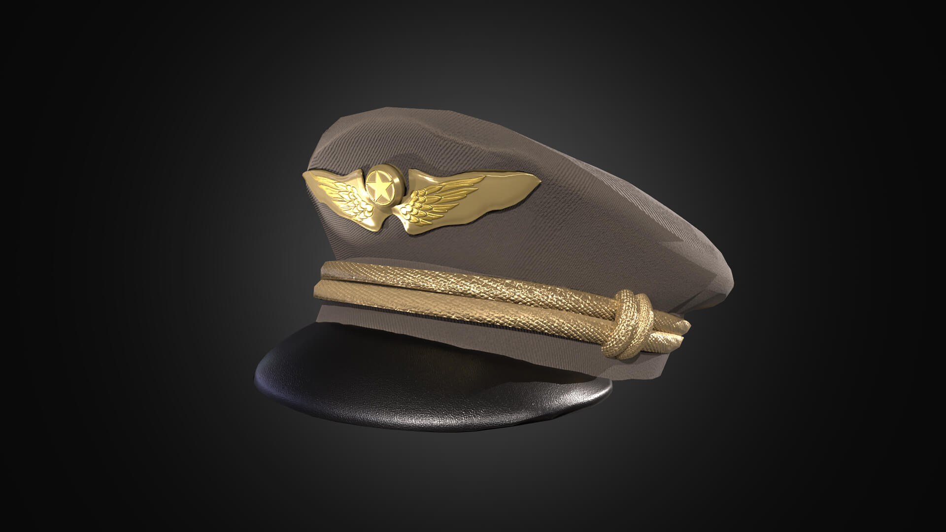 Pilot Hat (5 Skins) - 3D Model by Valeria Miller