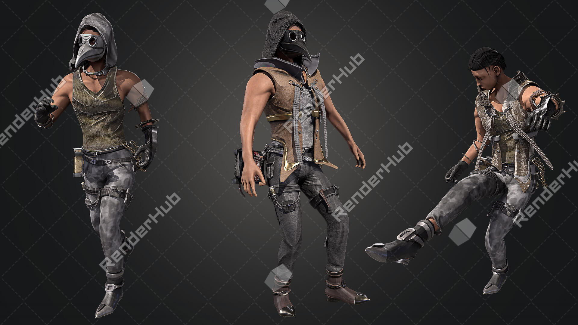 Plague Doctor Character Images - Stock Image by Valeria Miller