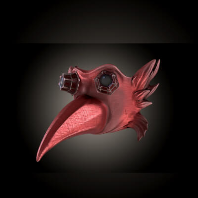 Steampunk Plague Mask 4 Skins