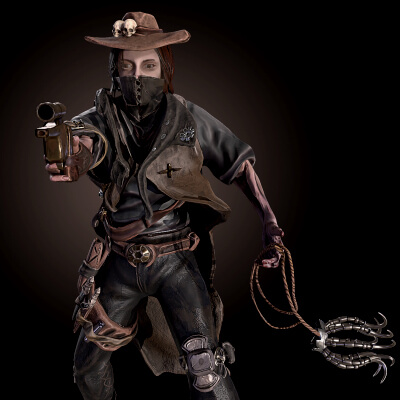 Undead Cowboy Character Images