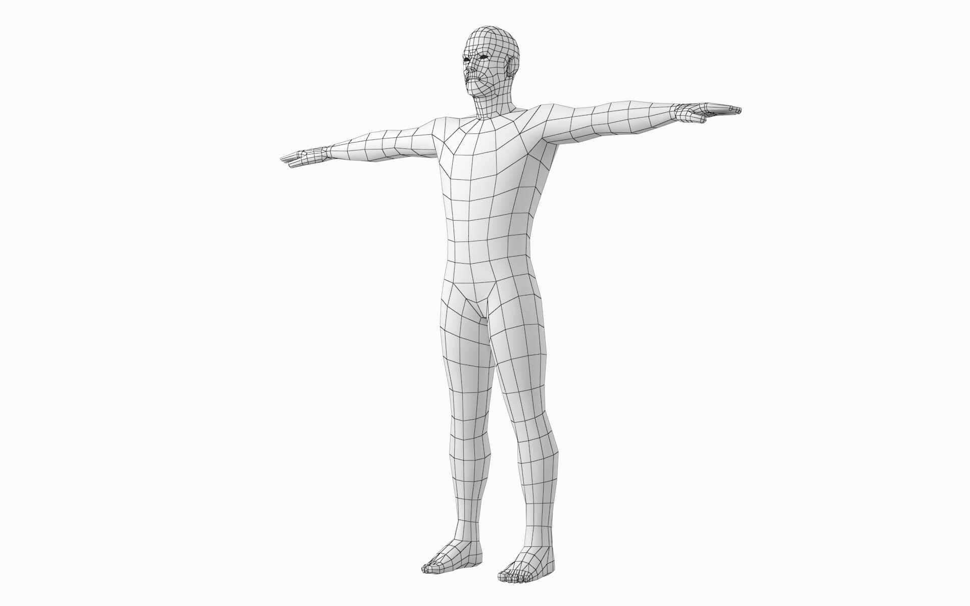 Model T Pose Reference Model T Pose Reference