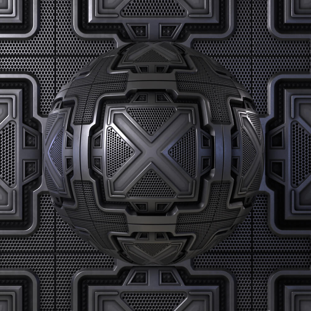 SciFi Panel 27 PBR Texture by Valetovskaia