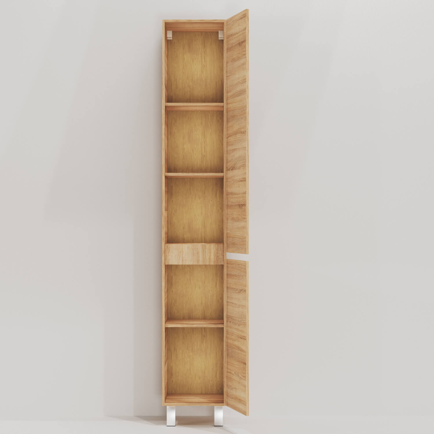 Bathroom Furniture Light Oak 3D Model by ValievD