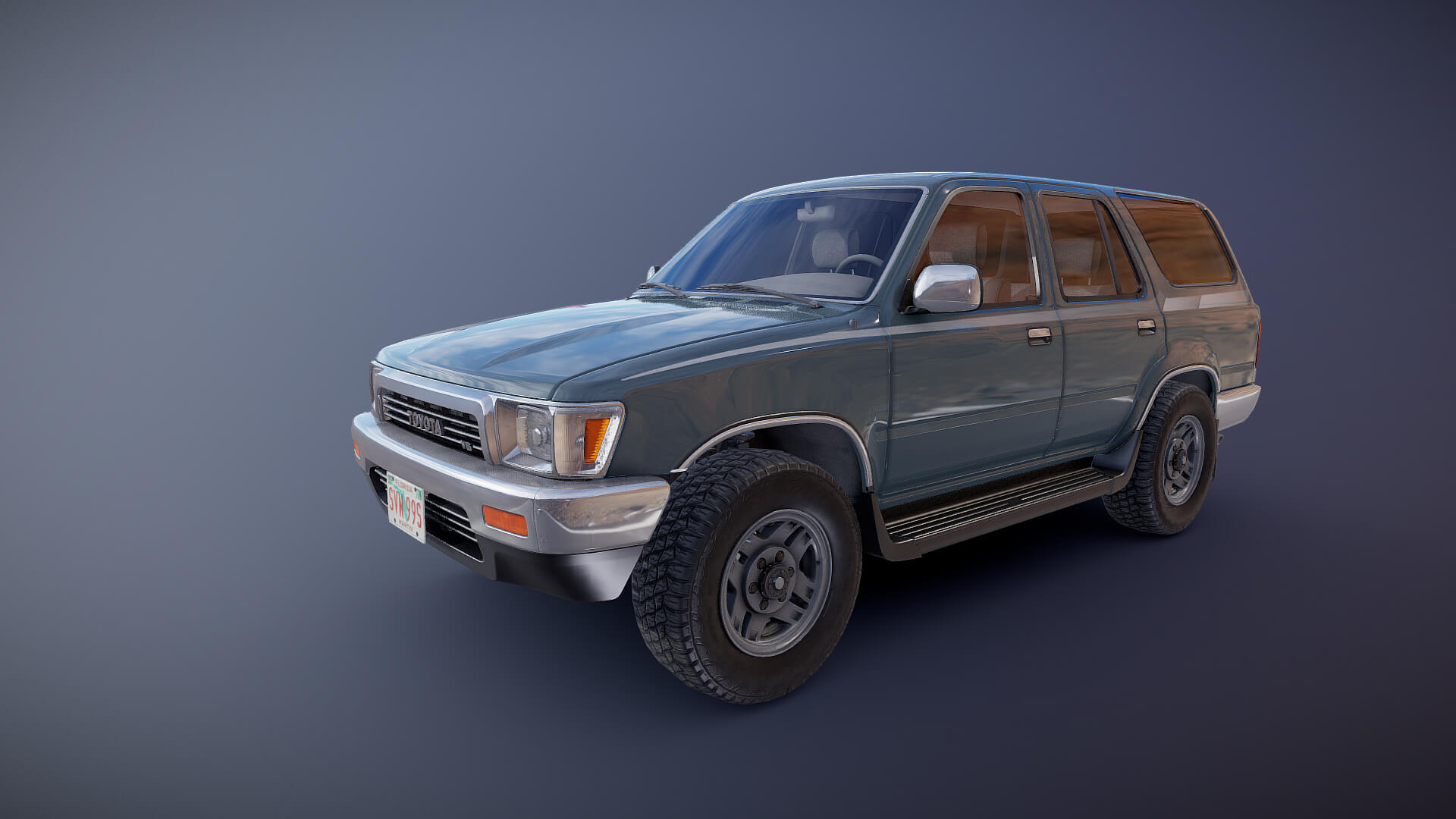 1990 Toyota 4Runner - 3D Model by Veaceslav Condraciuc