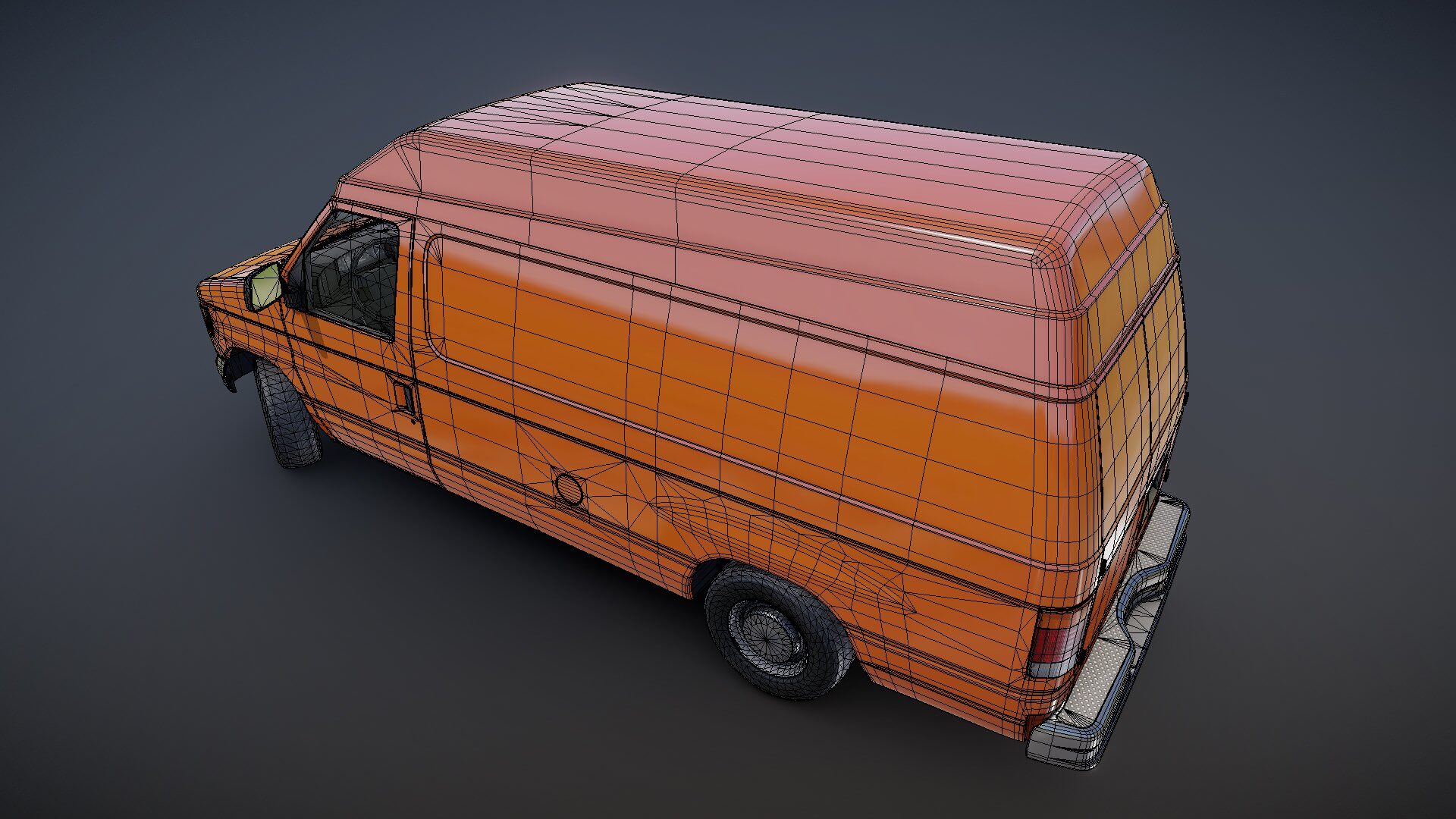 American Industrial Van XL 3D Model by Veaceslav Condraciuc